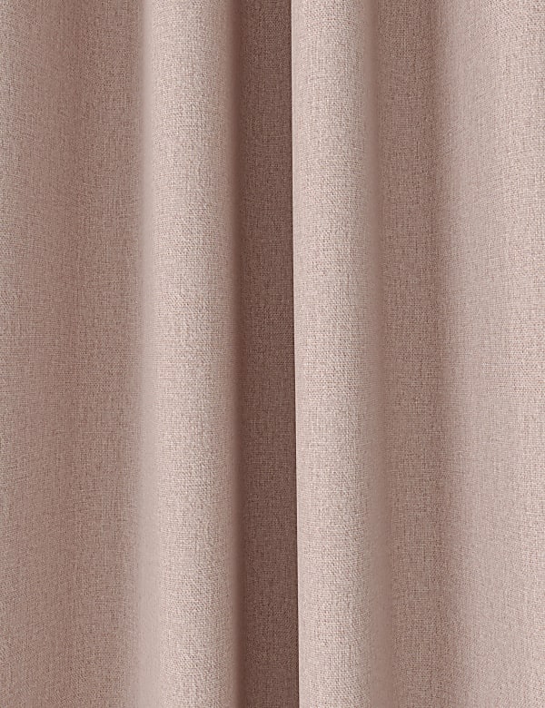 Brushed Eyelet Ultra Temperature Smart Blackout Curtains - BE