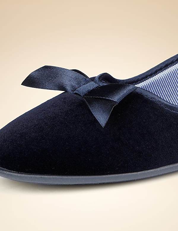 Bow Ballerina Slippers