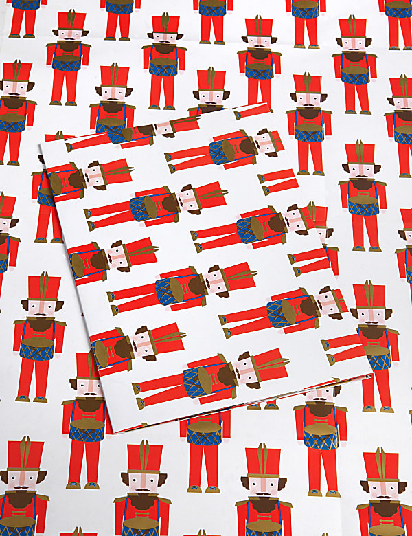 Nussknacker-Geschenkpapier - DE