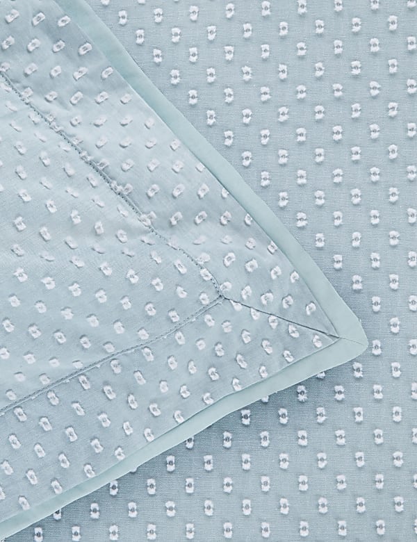 Parure de lit 100 % coton à iris en ratière - CH