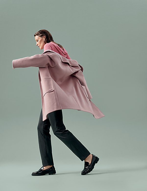 Soft Touch Ribbed Hooded Cardigan