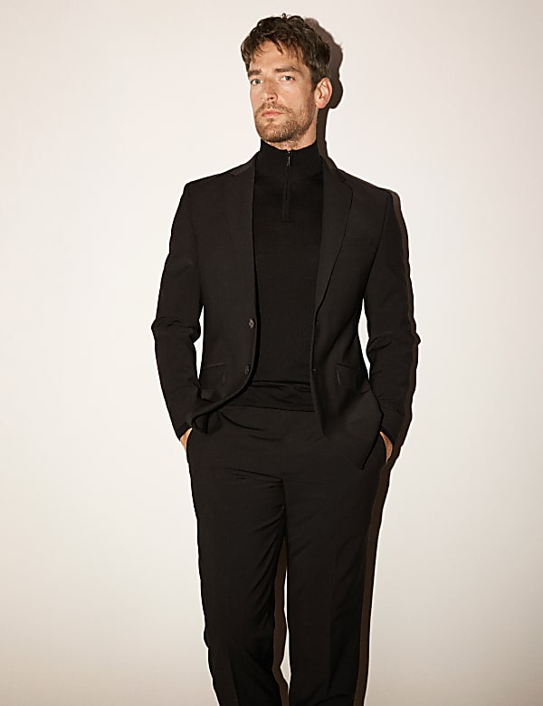Tailored Fit Performance Suit Jacket