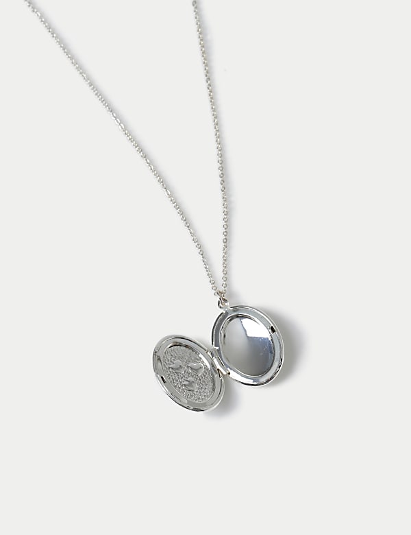 Bow Locket Necklace - US