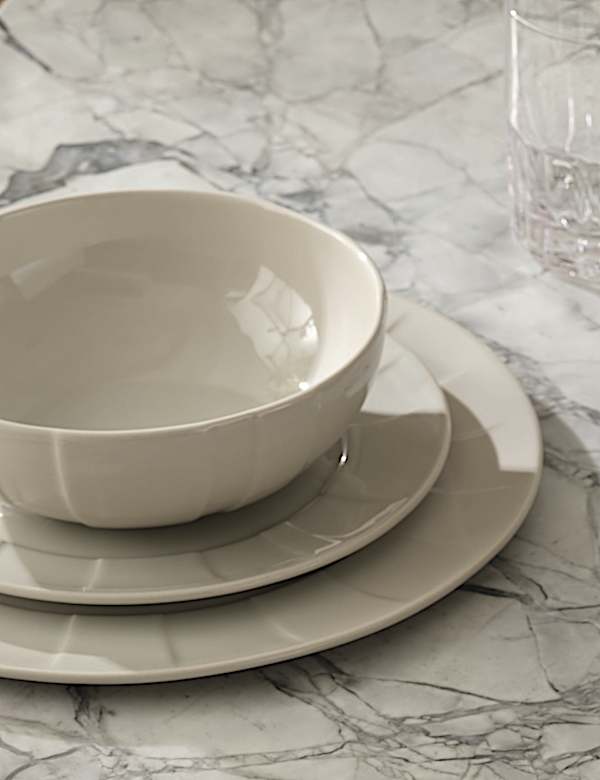 12 Piece Textured Dinner Set - CZ