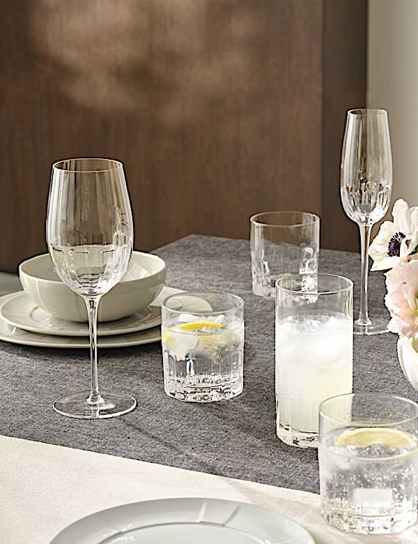 Set of 4 Textured Tumblers - ES