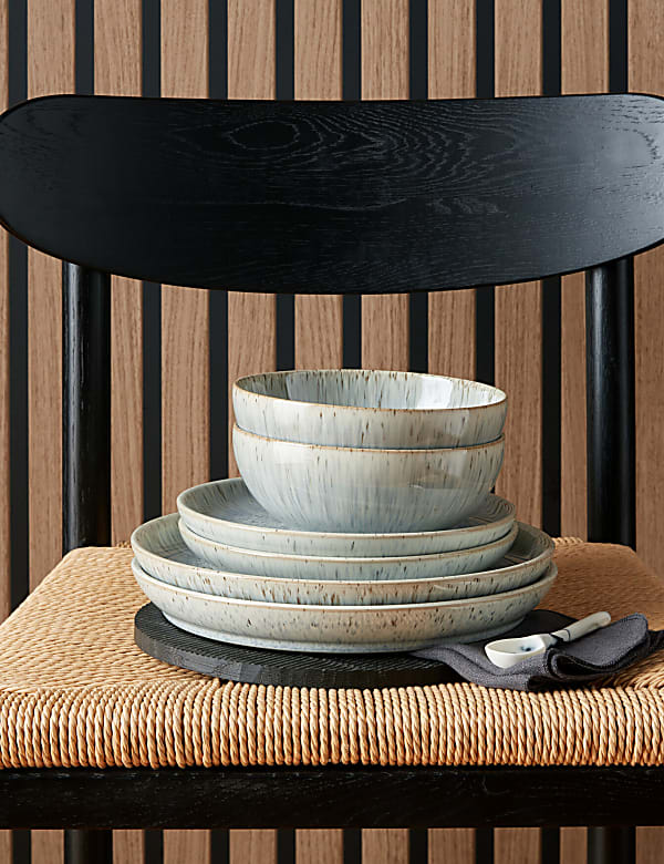 12 Piece Halo Speckle Dinner Set - CZ