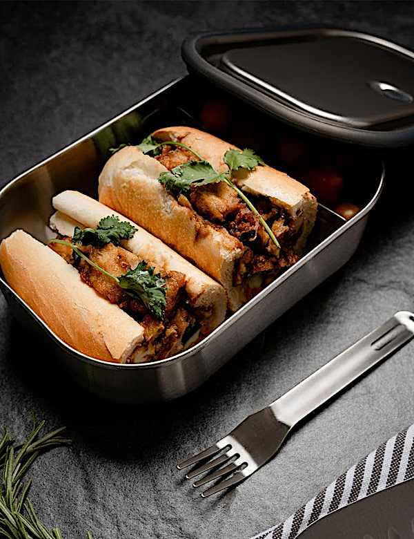 Lunchbox aus Edelstahl - AT