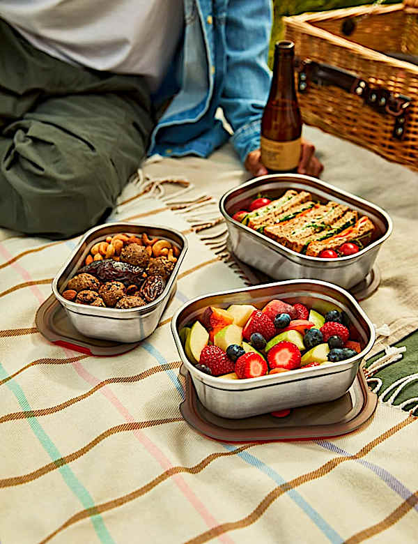 Set of 3 Nesting Lunch Boxes - IT