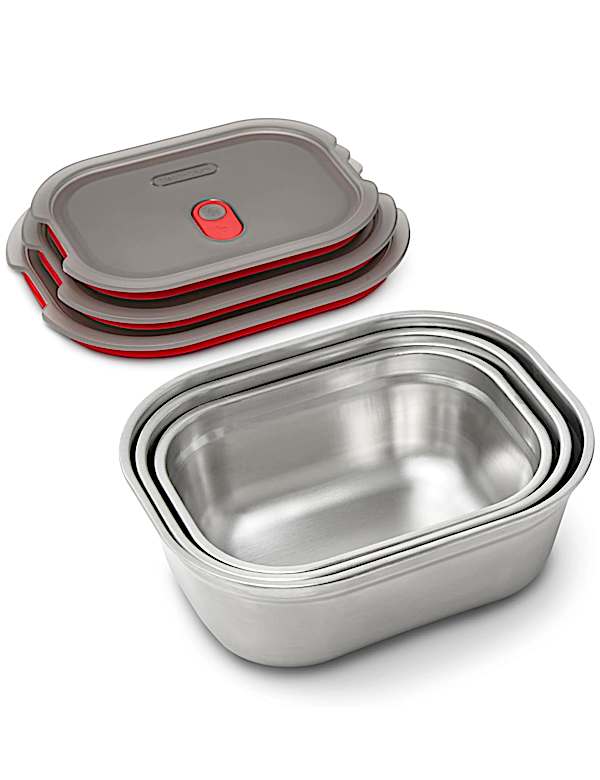 Set of 3 Nesting Lunch Boxes - IT