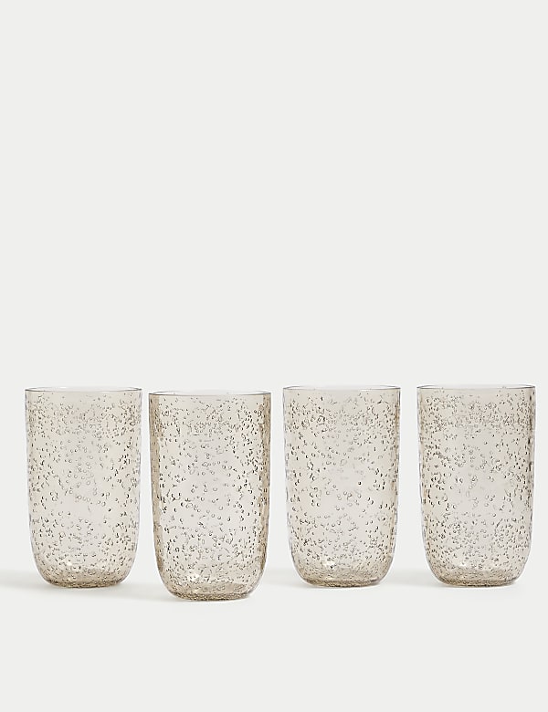 Set of 4 Global Artisan Picnic Hi Ball Glasses - MX