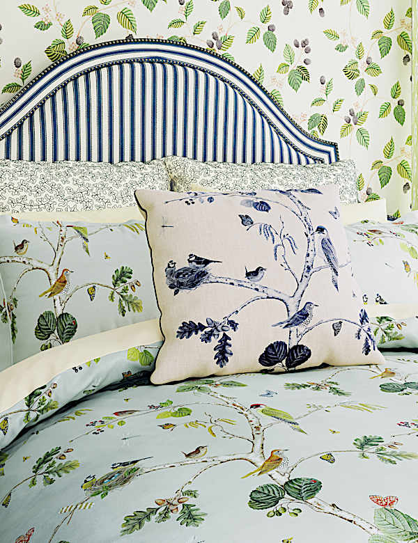 Set Perlengkapan Tidur Katun Murni Motif Hewan Hutan - ID