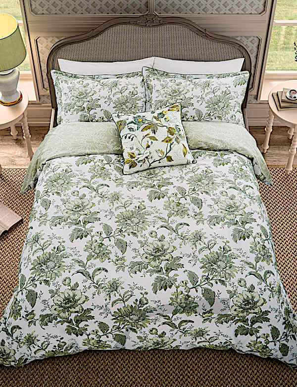 Pure Cotton Sateen English Garden Bedding Set - SE