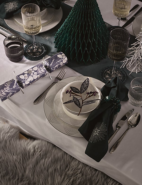 Small Silver Glitter Wire Tree - IS