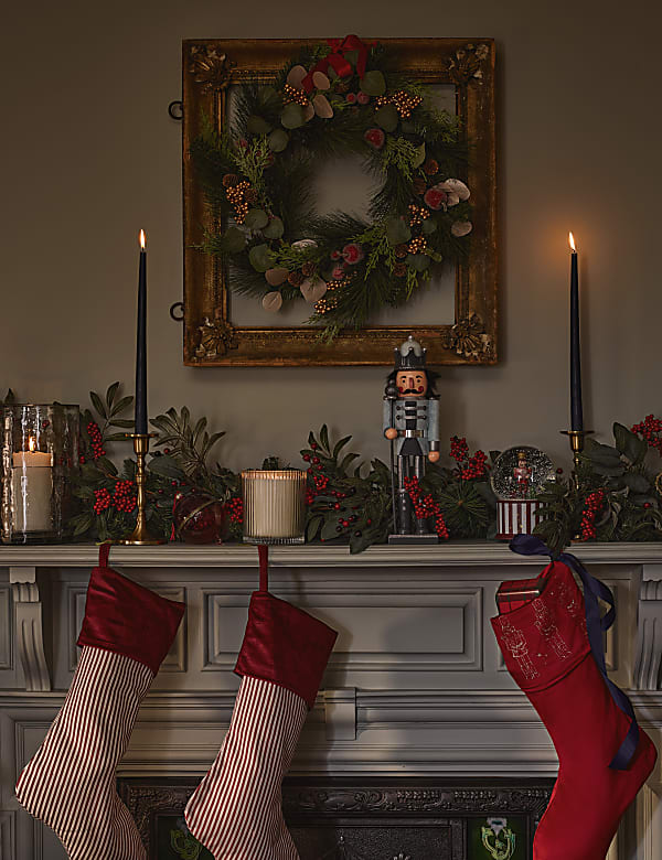 Red Velvet Nutcracker Stocking