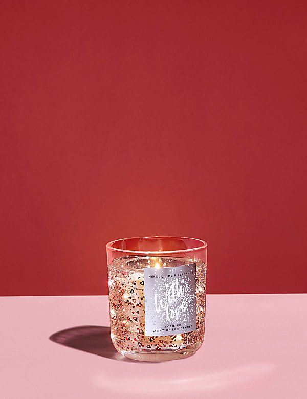 Heart Light Up Candle