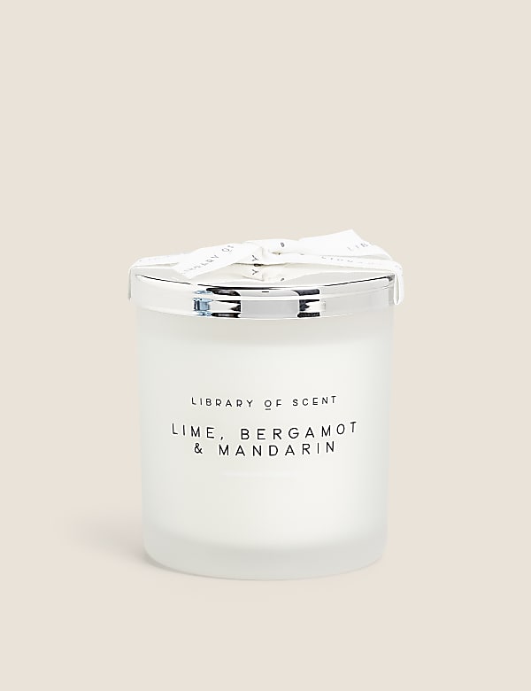 Lime, Bergamot & Mandarin Scented Candle