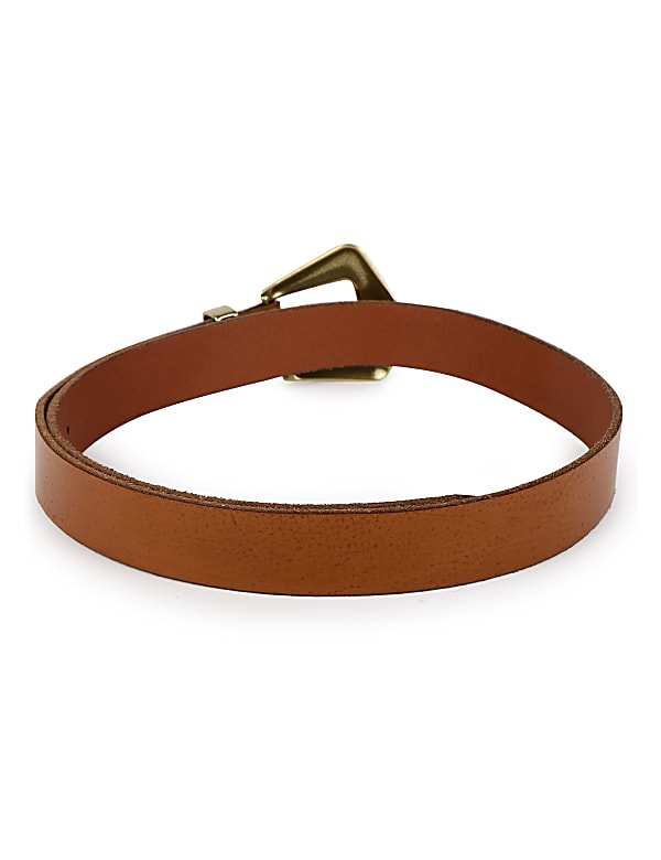 Textured Leather Belt