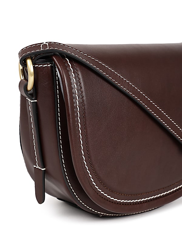Pure Leather Plain Sling Bag