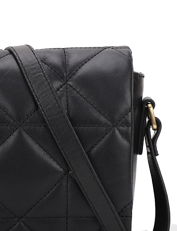 Pure Leather Quilted Sling Bag
