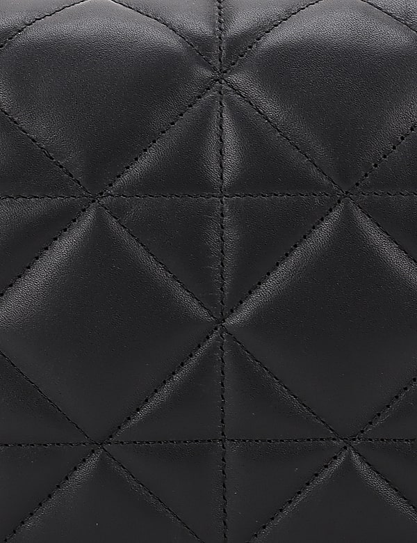 Pure Leather Quilted Sling Bag