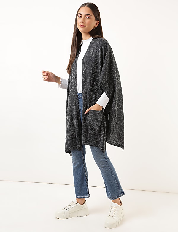 Loose Fit Open Front Wrap