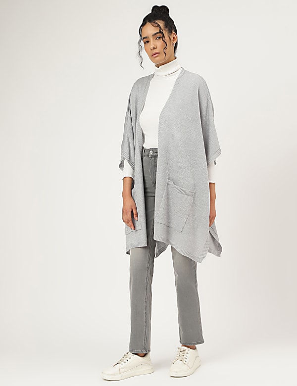 Loose Fit Open Front Wrap