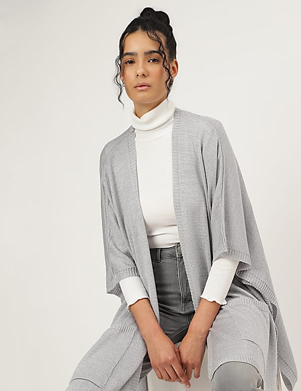 Loose Fit Open Front Wrap