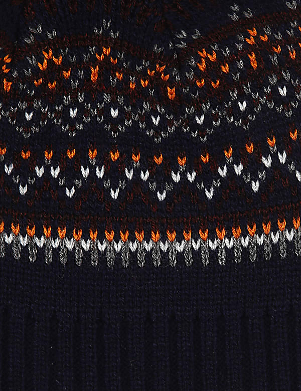 Pure Acrylic Printed Knitted Cap