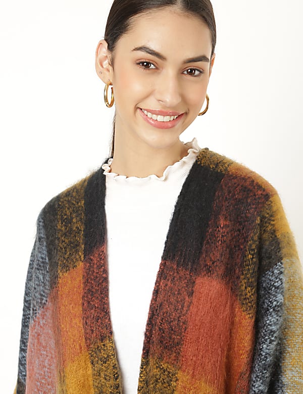 Pure Acrylic Printed Poncho