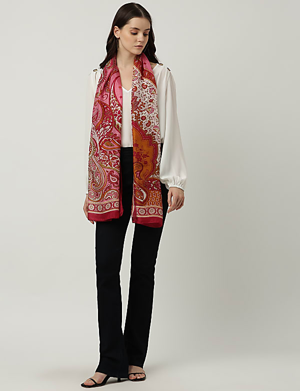 M&s ladies silk scarves discount