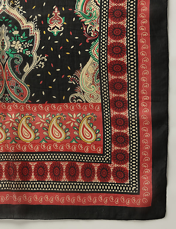 Pure Silk Printed Scarf