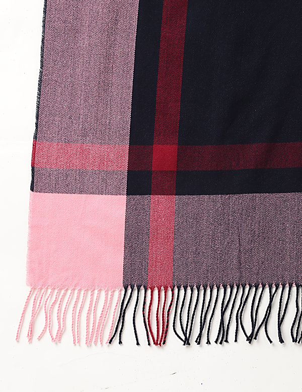Colourblocked Open Front Poncho