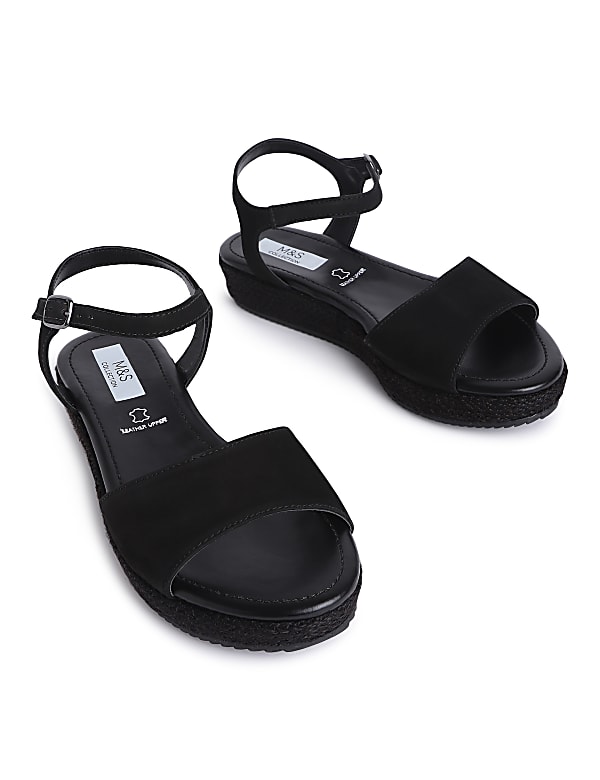 Pure Leather Plain Sandal