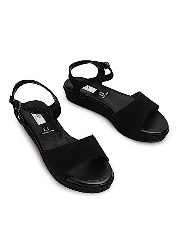 Pure Leather Plain Sandal