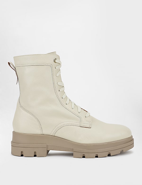 Leather Lace Up Boots