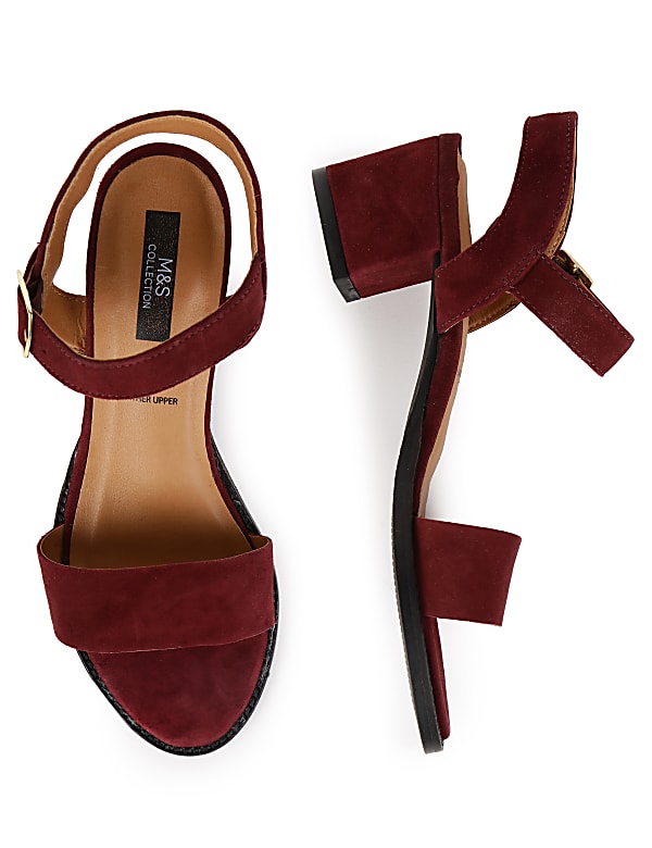 Leather Plain Standard Fit Heels
