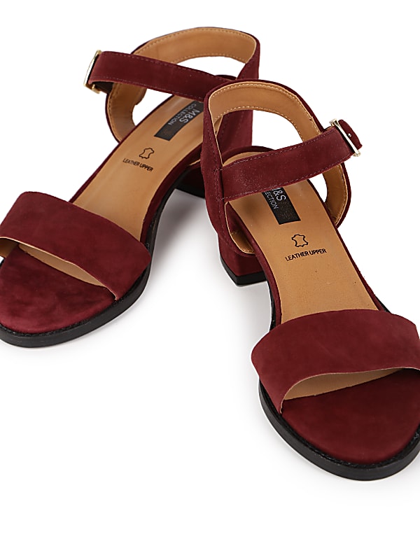 Leather Plain Standard Fit Heels
