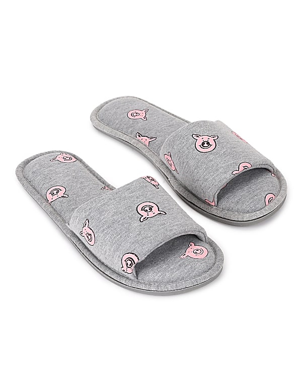 Printed Slip-on Slippers