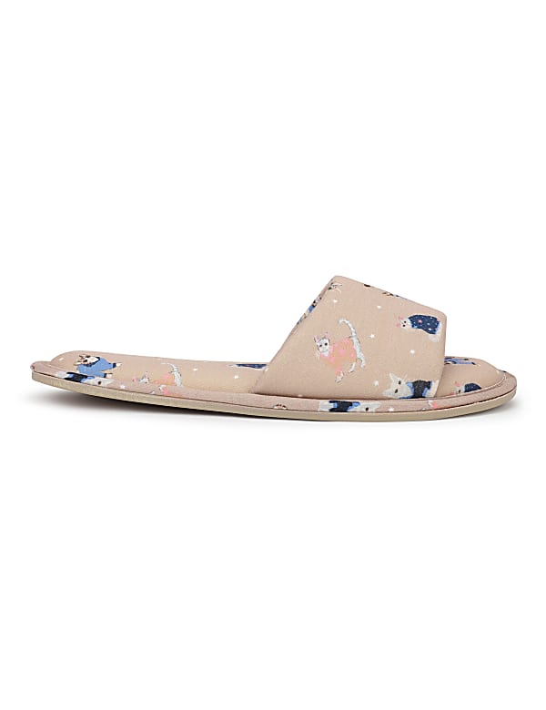 Printed Slip On Bedroom Slippers
