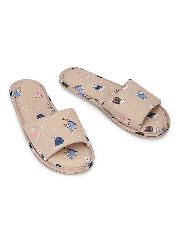 Printed Slip On Bedroom Slippers