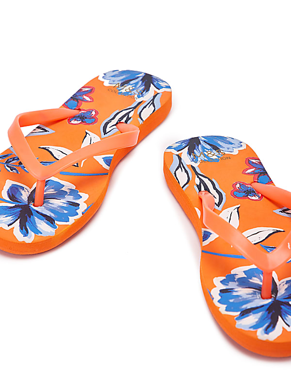 Floral Print Standard Fit Flip Flop