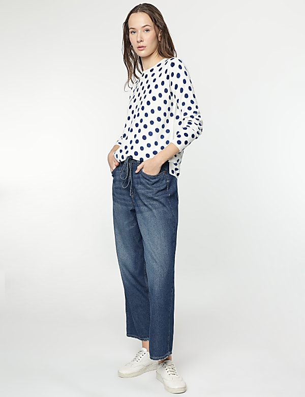 Pure Acrylic Polka Dots Jumper