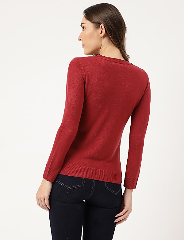 Crew Neck Slim Fit Jumper