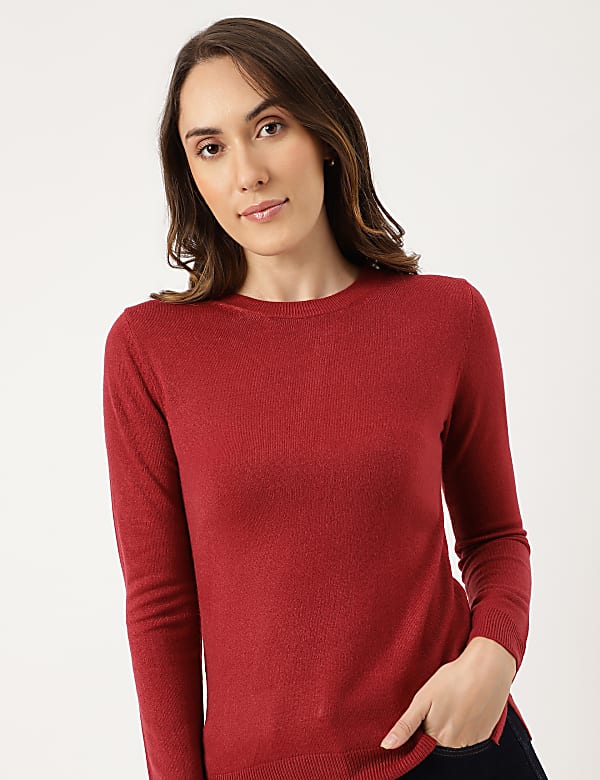 Crew Neck Slim Fit Jumper