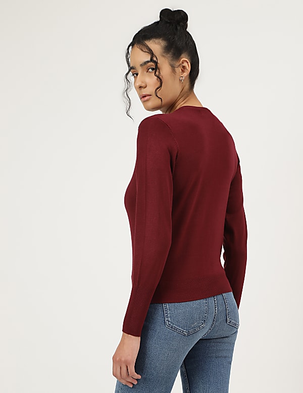 Round Neck Cardigan