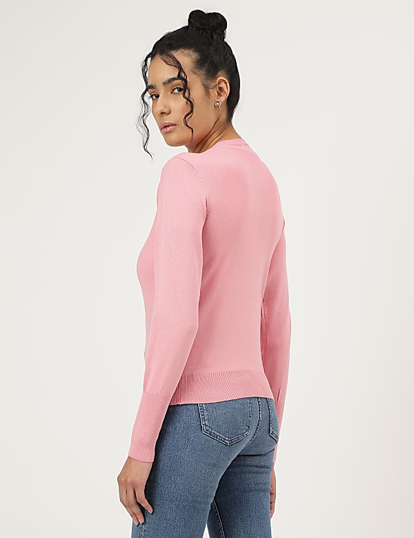 Round Neck Cardigan