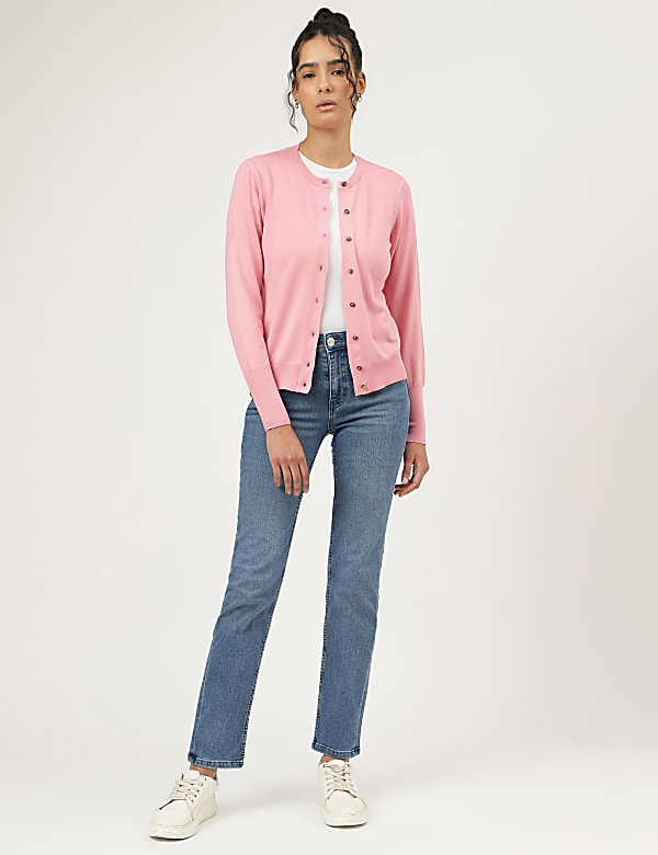 Round Neck Cardigan