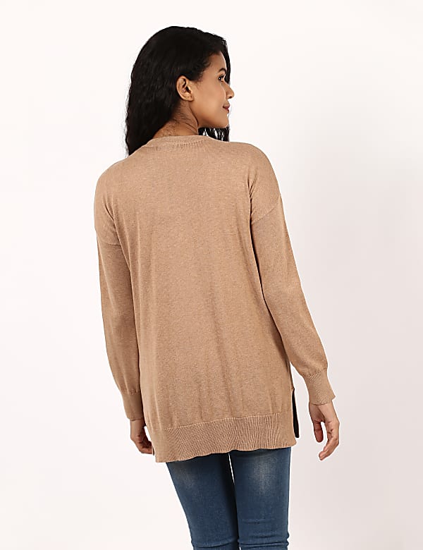 Cotton Relaxed Cardigan