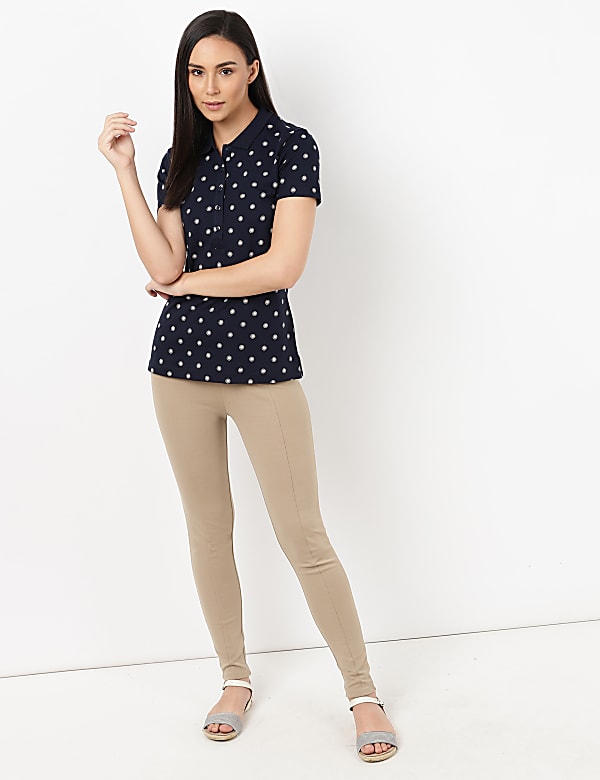 Printed Polo T-Shirt