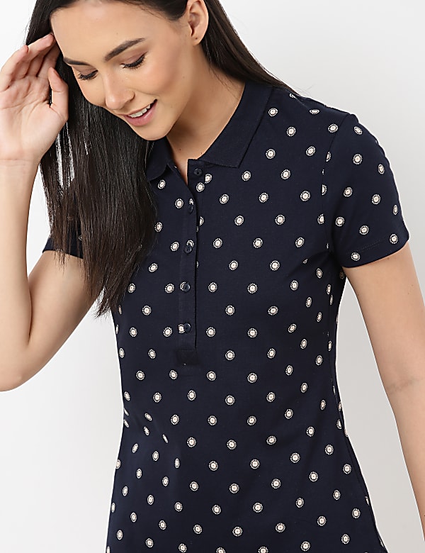 Printed Polo T-Shirt